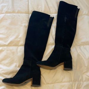 Women’s Clark’s black over the knee boots